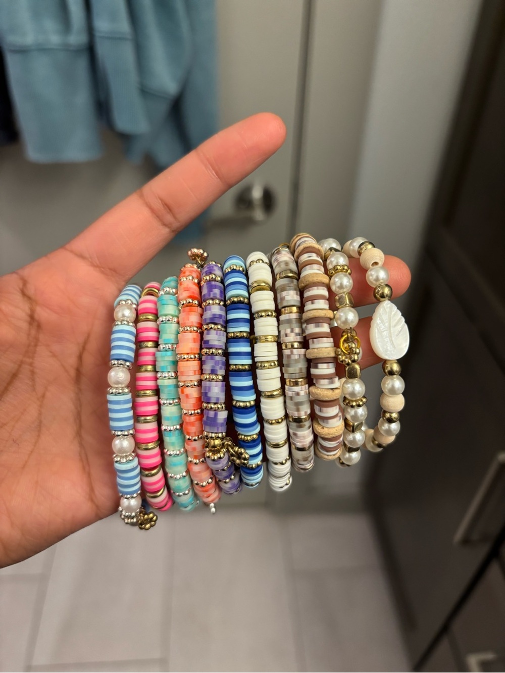 Colorful Stackable Women's Beaded Bracelets - Multi Color